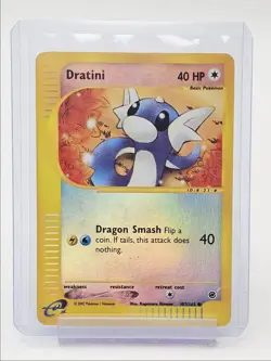 DRATINI 2002 POKEMON E-CARD EXPEDITION BASE SET REVERSE HOLO 107/165 Q1048 - Image 1