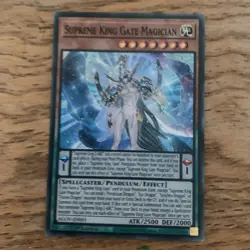 AGOV-EN001 Supreme King Gate Magician : Super Rare Card : 1st Edition YuGiOh TCG - Image 1