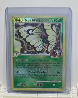 Butterfree FB 17/147 Supreme Victors Crosshatch Pokemon League Promo Card - Image 1