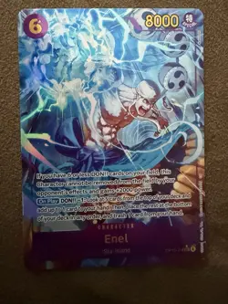 Bandai One Piece CCG Enel Special Character Card OP15-118 8000 Power - Image 3
