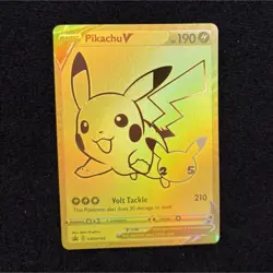 Pokemon Pikachu V Full Art Promo Foil SWSH145 190 HP Basic Pokemon TCG Card - Image 1