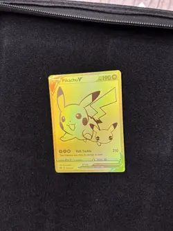 Pokemon Pikachu V Full Art Promo Foil SWSH145 190 HP Basic Pokemon TCG Card - Image 2