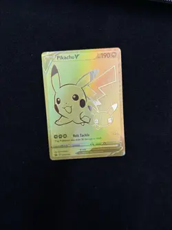 Pokemon Pikachu V Full Art Promo Foil SWSH145 190 HP Basic Pokemon TCG Card - Image 3