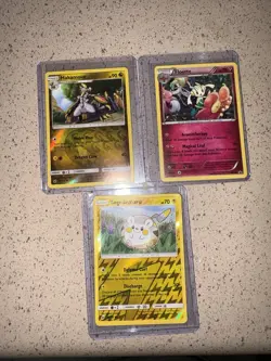Pokemon TCG 3 Card Lot Holo Hakamo-o Floette Togedemaru 2016 English - Image 1