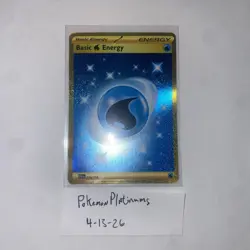 Basic Water Energy 279/193- Gold Hyper Rare Card- Pokemon- Paldea Evolved - Image 1