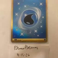 Basic Water Energy 279/193- Gold Hyper Rare Card- Pokemon- Paldea Evolved - Image 5