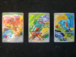 Pokemon First Partner Illustration Collection Series 1 Promos Set 3 Cards Kanto - Image 1