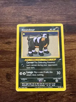 Pokemon TCG Houndour Neo Destiny Unlimited Uncommon Card 43/105 - Image 1