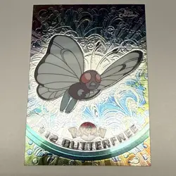 Butterfree #12 - 2000 Topps Chrome Holo Foil Pokemon Card - Series 2 - LP - Image 1