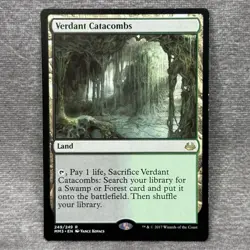 MTG Verdant Catacombs Modern Masters 2017 MM3 #249 Non-Foil NM Magic Card - Image 1