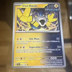 Iron Hands - 061/162 - Uncommon Pokemon Card Temporal Forces - Image 1