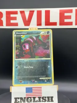 Pokemon Houndour #53/90 Undaunted Reverse Holo Pokemon Card - HP - Image 1