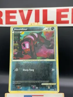 Pokemon Houndour #53/90 Undaunted Reverse Holo Pokemon Card - HP - Image 2