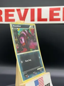 Pokemon Houndour #53/90 Undaunted Reverse Holo Pokemon Card - HP - Image 5