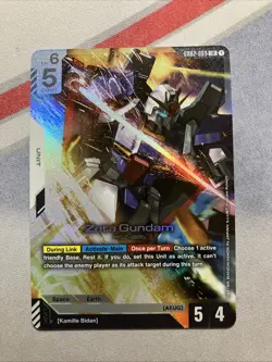 Gundam Card Game - Zeta Gundam GD02-069 LR English Holofoil - Image 1