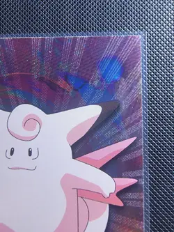 Holo Foil #36 CLEFABLE Black Logo Pokemon Topps TV Animation Edition Card 1999 - Image 3