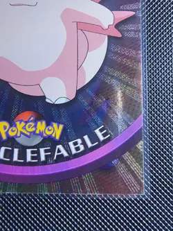 Holo Foil #36 CLEFABLE Black Logo Pokemon Topps TV Animation Edition Card 1999 - Image 4