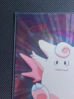 Holo Foil #36 CLEFABLE Black Logo Pokemon Topps TV Animation Edition Card 1999 - Image 5