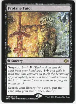 Profane Tutor R Modern Horizons 2 97 NM Normal - Image 1