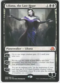 Liliana, the Last Hope M Eldritch Moon 93 LP - Image 1