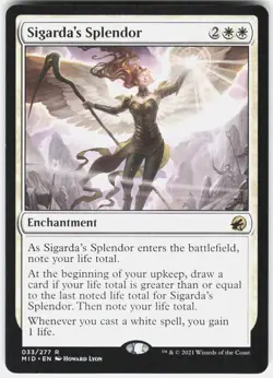 Sigarda's Splendor R Promo Pack: Innistrad: Midnight Hunt 33 NM Normal - Image 1