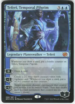 Teferi, Temporal Pilgrim M The Brothers' War 66 NM Foil - Image 1