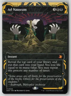 Ad Nauseam 25 Mythic Secrets of Strixhaven: Mystical Archive Near Mint - Image 1