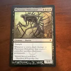 Wizards Phyrexian Obliterator Creature New Phyrexia Black Magic: The Gathering - Image 1
