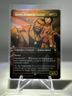Barret, Avalanche Leader Chocobo Track Foil Magic The Gathering Final Fantasy NM - Image 1