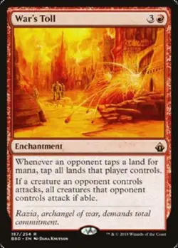 MTG War's Toll - 187 / English / Near Mint - Image 1