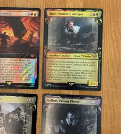 MTG LotR NM Foil Showcase Scrolls Lot, Lord Rings LTR Surge Foil, Rares/Mythic - Image 3