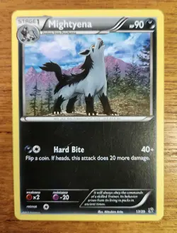 Mightyena Pokemon Card, Kalos Starter Set 17/39 - Image 1