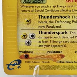 Pokemon Card - Jolteon Skyridge Rare 13/144 Non Holo - Image 4