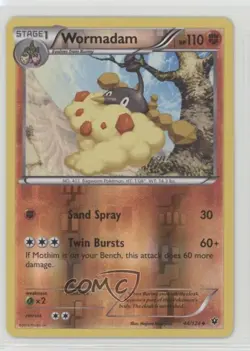 Wormadam Reverse Foil Pokemon XY Fates Collide #44 - Image 1