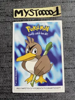 Carte Pokemon Dunkin Boomer #83 Canarticho 2000 Nintendo OCCASION - Image 1