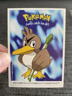 Carte Pokemon Dunkin Boomer #83 Canarticho 2000 Nintendo OCCASION - Image 4