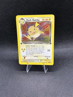 (NM+) 1st Edition Dark Raichu 83/82 Team Rocket Holo Secret Rare Vintage Pokemon - Image 2