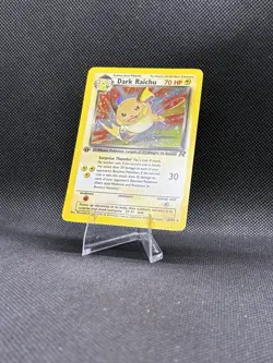 (NM+) 1st Edition Dark Raichu 83/82 Team Rocket Holo Secret Rare Vintage Pokemon - Image 4
