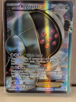 [NM] Pokemon TCG Registeel EX #122/124 Dragons Exalted Full Art - Image 1