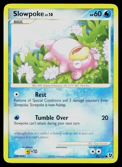 Pokemon Card Great Encounters Slowpoke 82/106 Common - Image 1