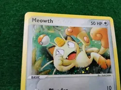 MEOWTH 013 Nintendo PROMO HOLO 50 HP Basic Plunder Scratch McDONALDS POKEMON - Image 3