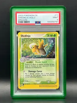 2003 Pokemon EX Dragon- Shedinja 11/97 Holo Rare- PSA 9 Mint- LOW POP - Image 1