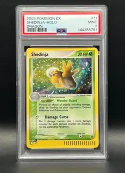 2003 Pokemon EX Dragon- Shedinja 11/97 Holo Rare- PSA 9 Mint- LOW POP - Image 2