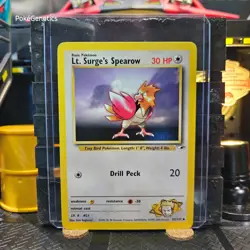Lt. Surge's Spearow Gym Heroes Pokemon TCG 52/132 Unlimited Uncommon - Image 1