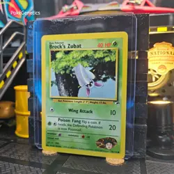 Brock's Zubat Gym Heroes Pokemon TCG 74/132 Unlimited Common - Image 2