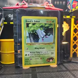 Brock's Zubat Gym Heroes Pokemon TCG 74/132 Unlimited Common - Image 3