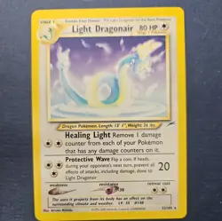 Pokemon Tcg Light Dragonair #22 Pokemon Neo Destiny LP - Image 1
