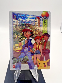 Pokemon Vintage Pocket Monsters Vending HOLO Prism Sticker 1999 Nintendo Japan - Image 1