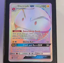 Pokemon Electrode GX Secret Rare Full Art Holo SM-Celestial Storm 172/168 190 HP - Image 1