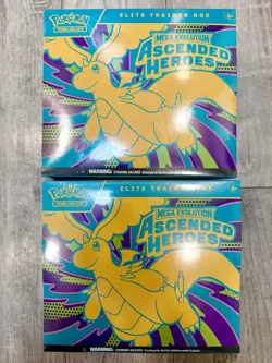 Pokemon Mega Evolution Ascended Heroes Elite Trainer Box sealed ETB Lot of 2 🔥 - Image 1